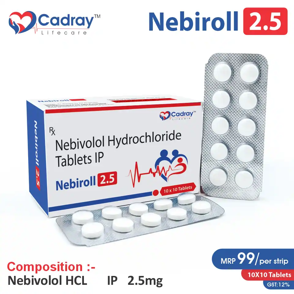 Nebivolol 2.5mg Tablet in PCD Pharma Franchise
